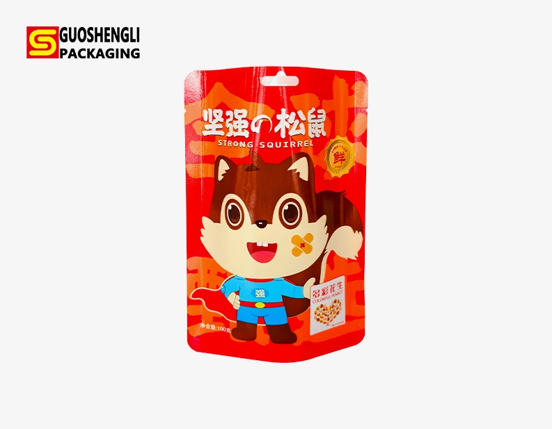 white kraft stand up pouch